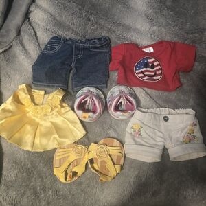 Build a bear clothes and shoes